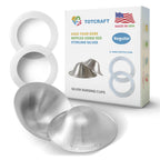 Silver nursing cups