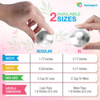 Silver nursing cups