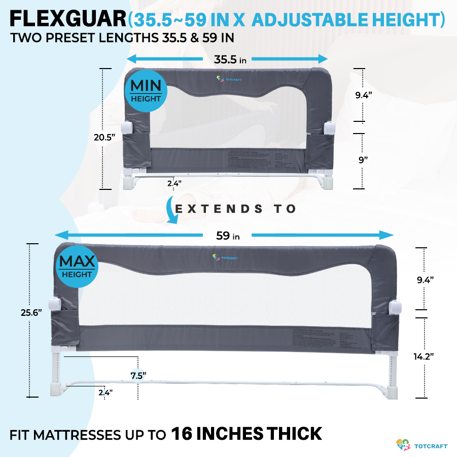 Flexguard Toddler bed rail