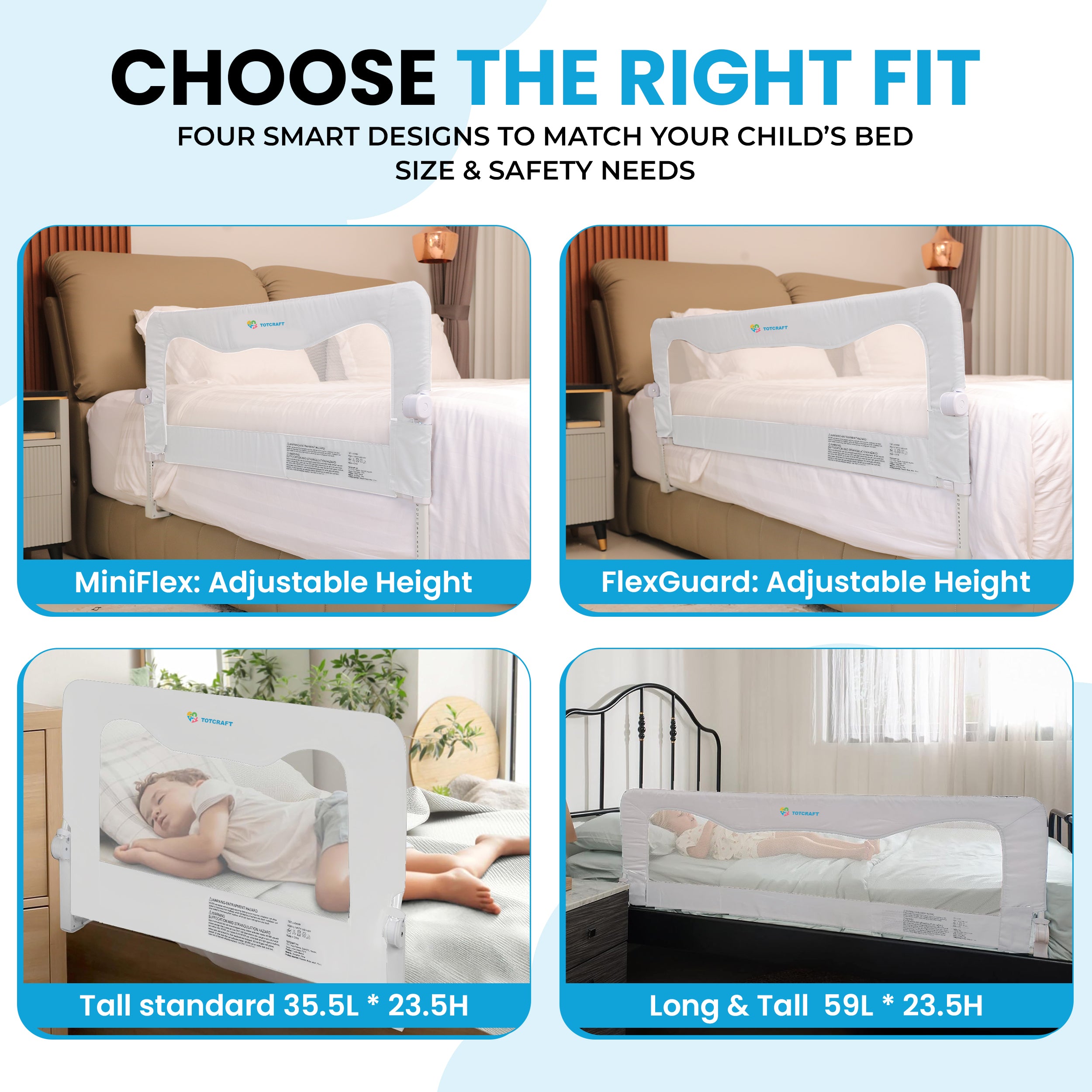 Miniflex Bed rail for toddlers