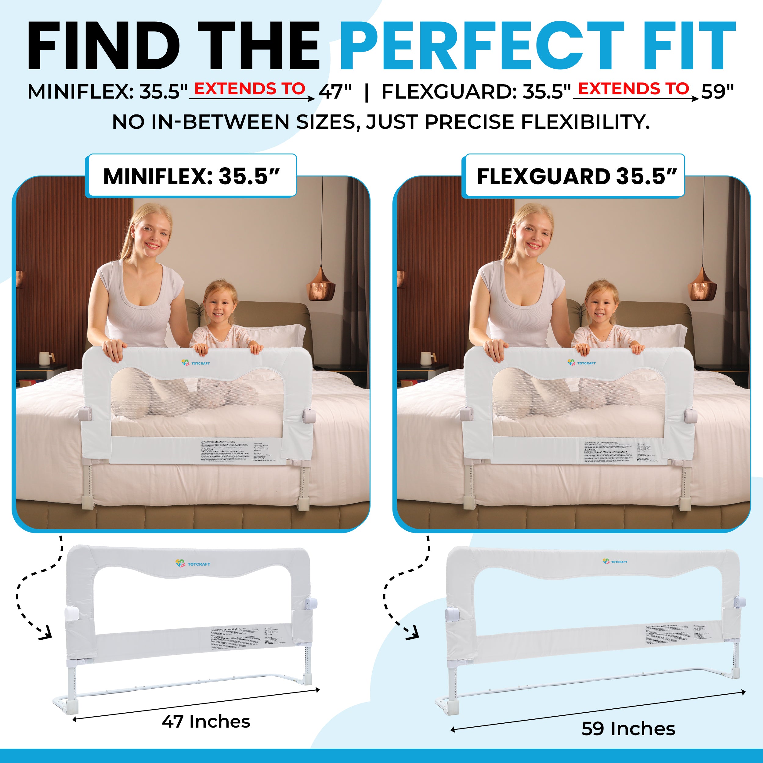 Miniflex Bed rail for toddlers