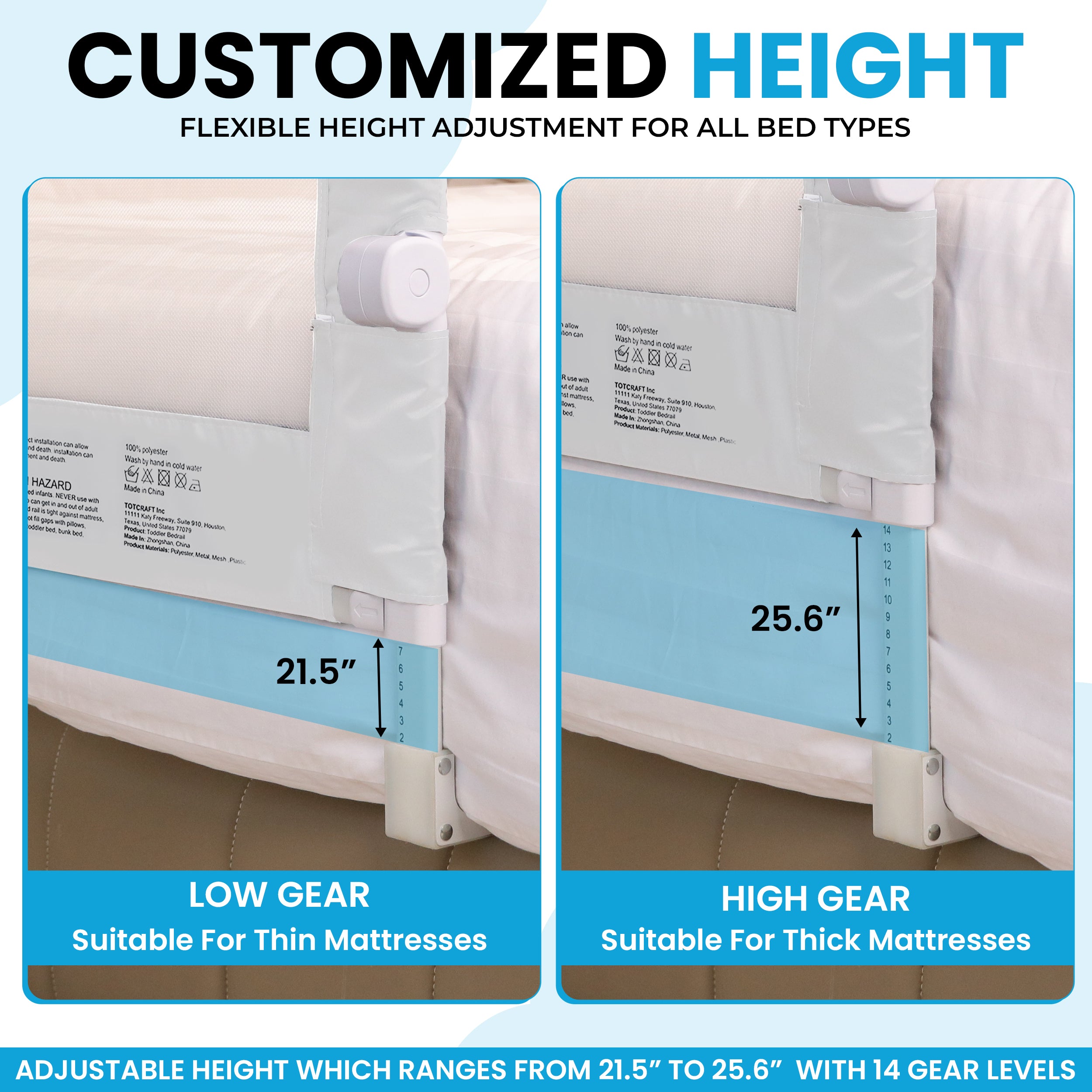 Miniflex Bed rail for toddlers