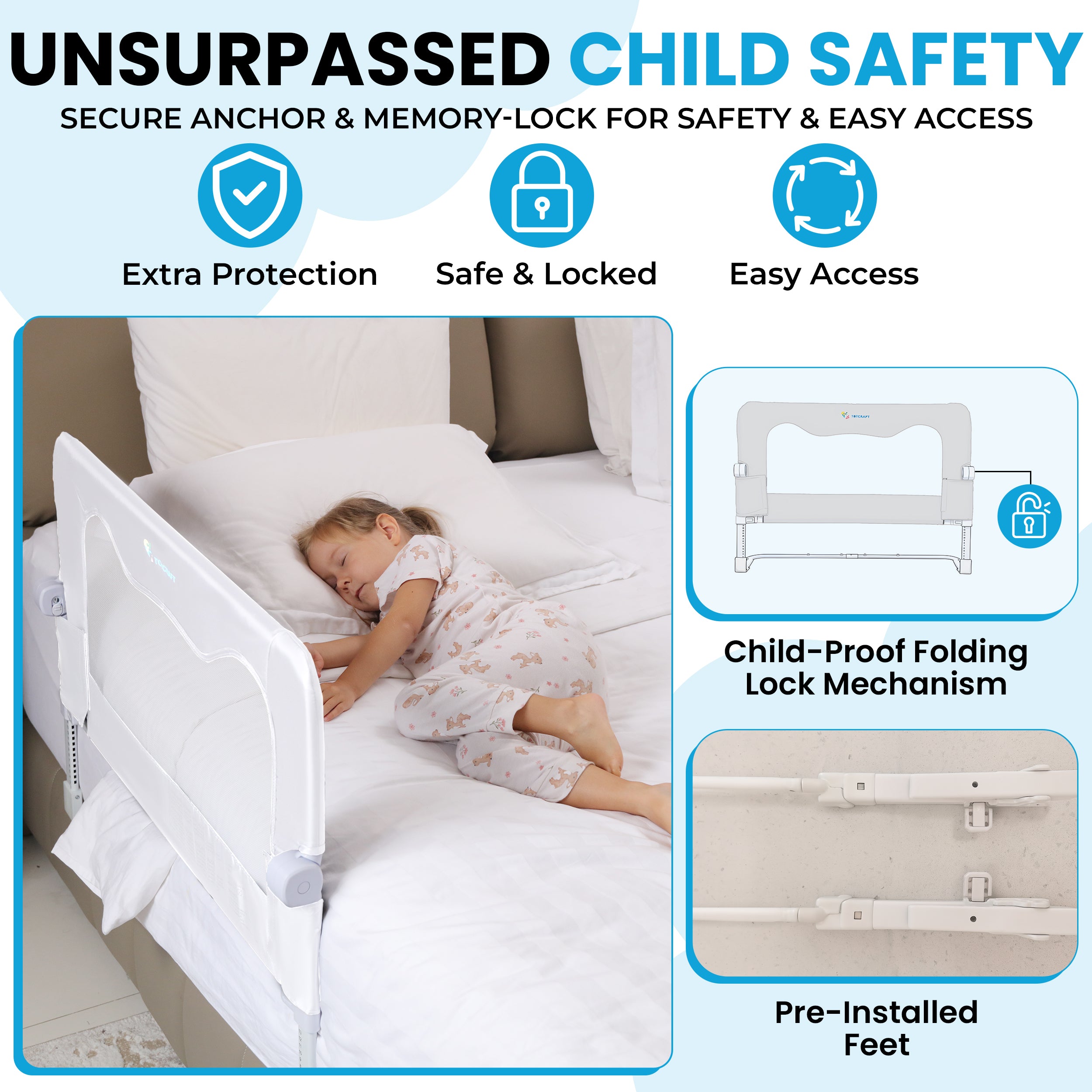 Miniflex Bed rail for toddlers