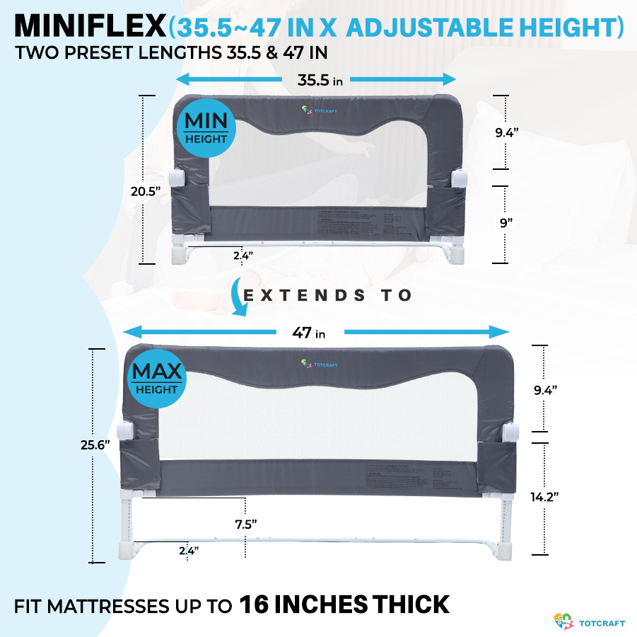 Miniflex Bed rail for toddlers