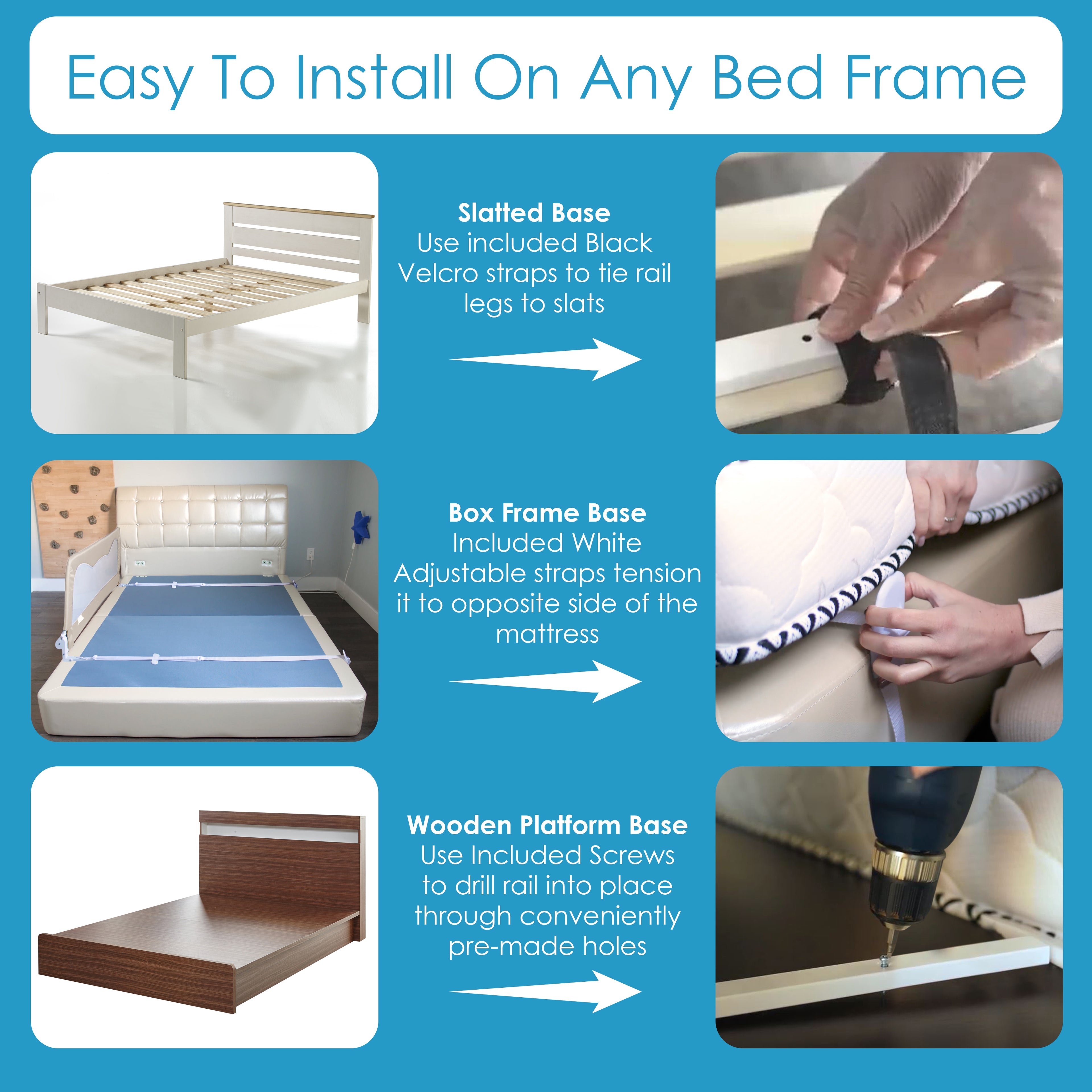 Long Toddler Bed Rails